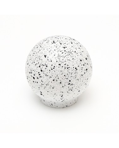 Puxador de móvel em madeira de faia branco/preto Mélange design