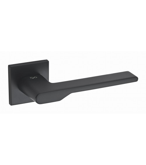 Puxador de porta preto Line TORO quadrado - puxador design