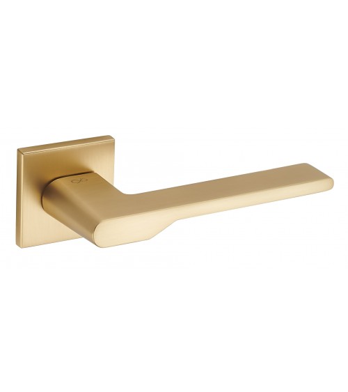 Puxador de porta Ouro Acetinado Line TORO quadrado - puxador design