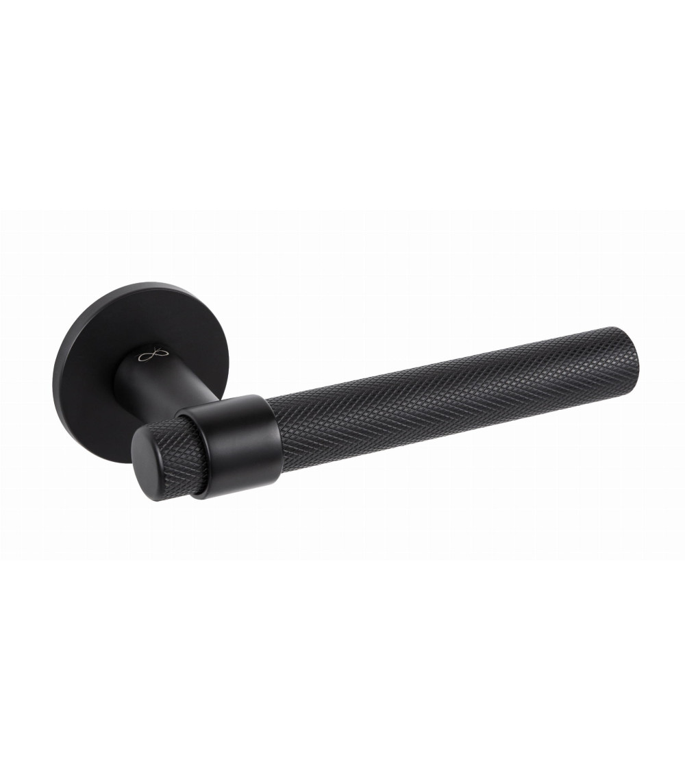 Puxador de porta Preto Line GHOST Redondo - puxador design