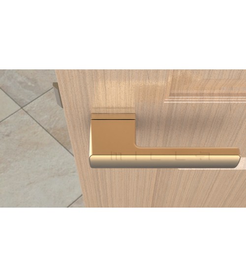 Puxador de porta ouro mate BRISA puxador design