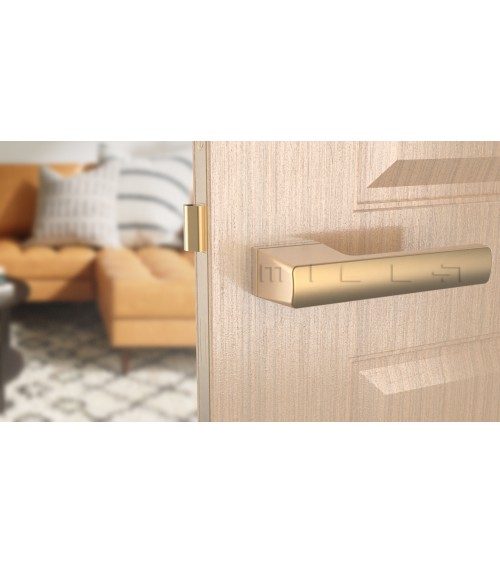 Puxador de porta ouro mate BRISA puxador design