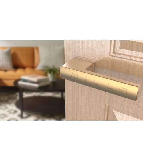 Puxador de porta ouro mate BRISA puxador design