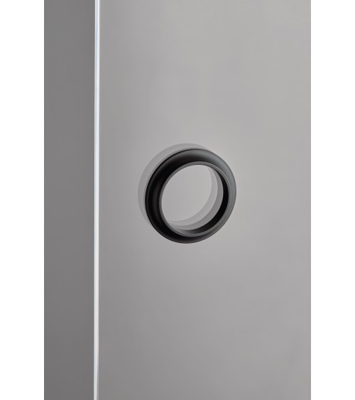 Puxador para porta de vidro deslizante moderna Vulcano design 1