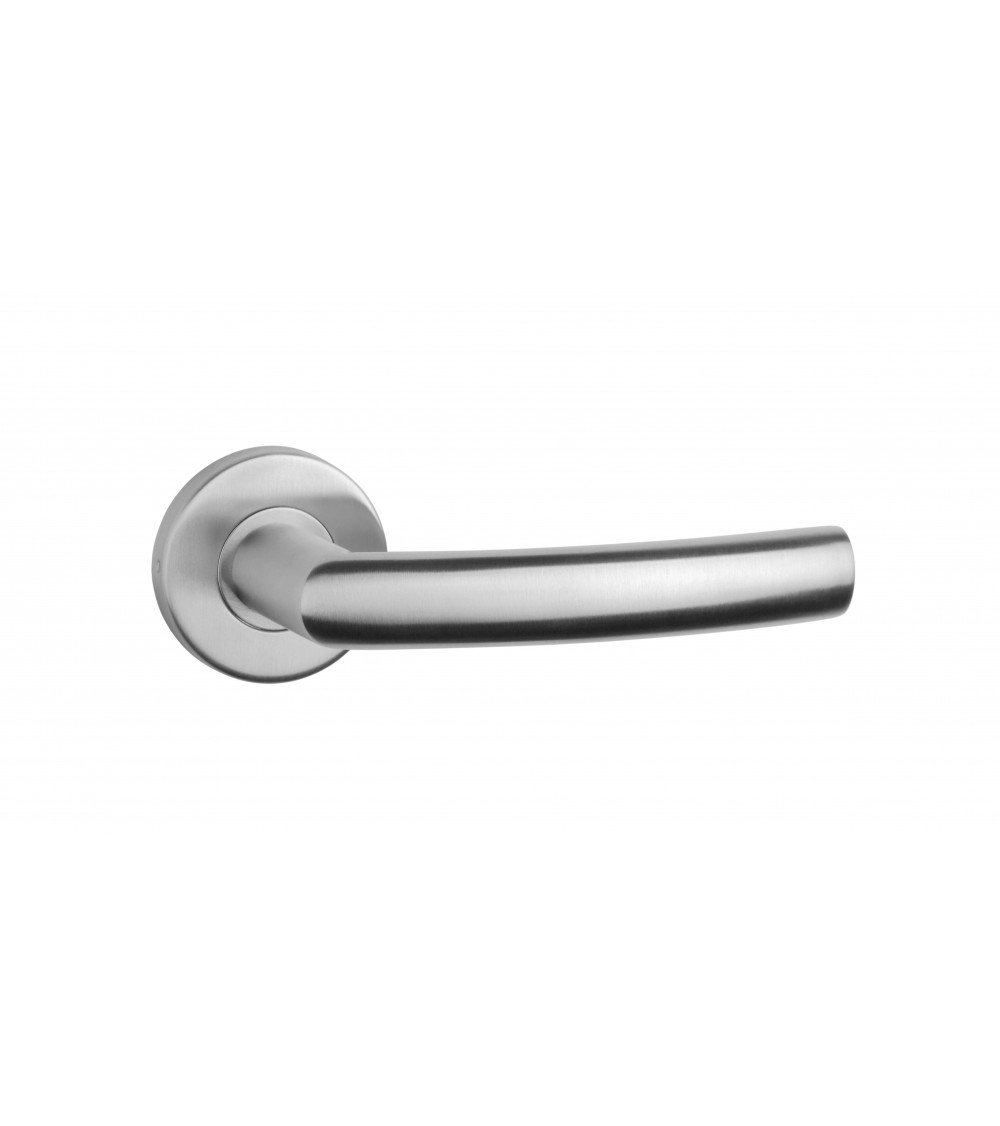 Puxador de porta cor inox OVAL 1706 ferragens design