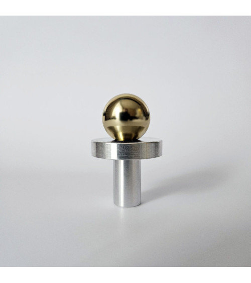 Botão de móvel dourado polido/cromado polido POLA puxador design