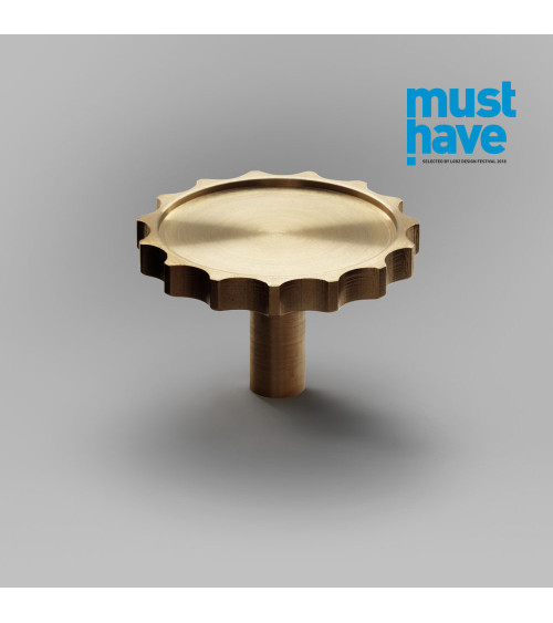 Botão de móvel dourado polido LEXI design