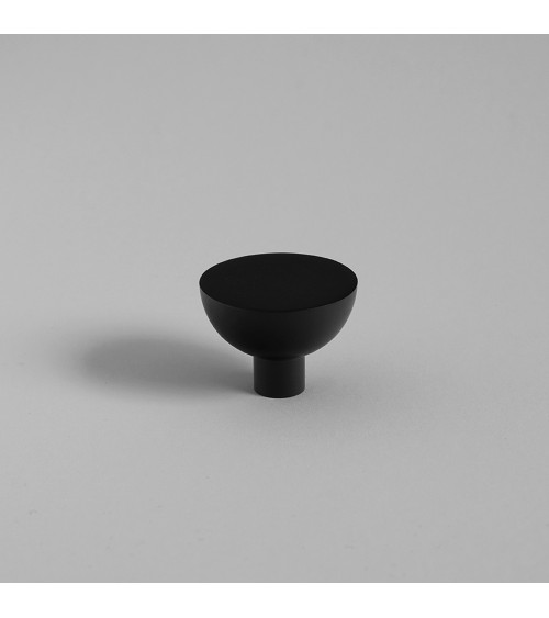 Botão de móvel preto LUNA M puxador design