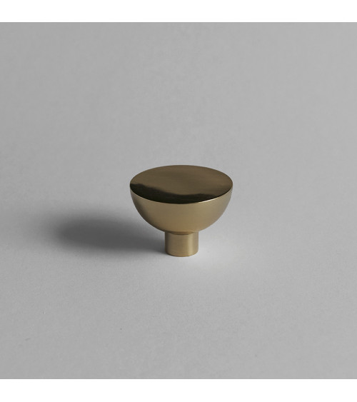 Botão de móvel dourado polido LUNA M puxador design