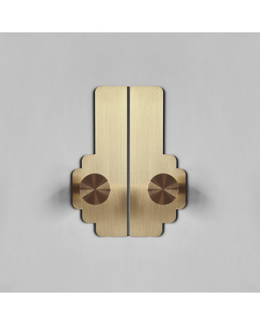 Puxador de móvel art déco NENA MOROCCO Mx2 puxador design visto de frente
