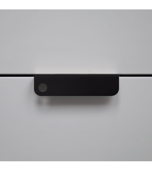 Puxador de móvel industrial EDIT O BLACK design