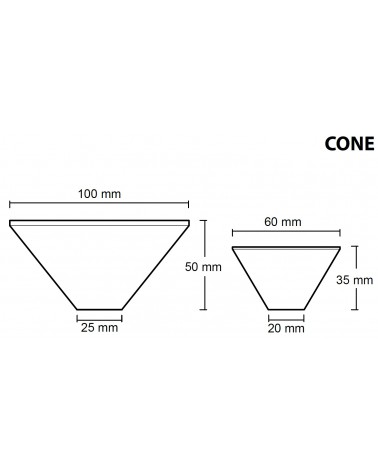 Botão de móvel em cimento - Urbi & Orbi Demenico Rocks Cone - puxador design