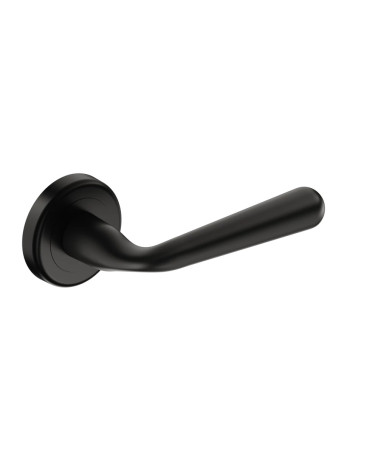 Puxador de porta preto HANDY design ligeiramente inclinado