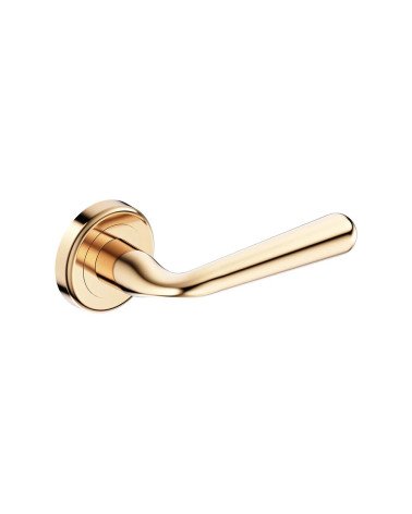 Puxador de porta ouro polido HANDY puxador design ligeiramente inclinado