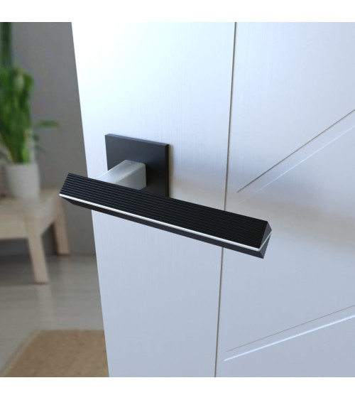 Puxador de porta em zamak CARRERA puxador design cor 1