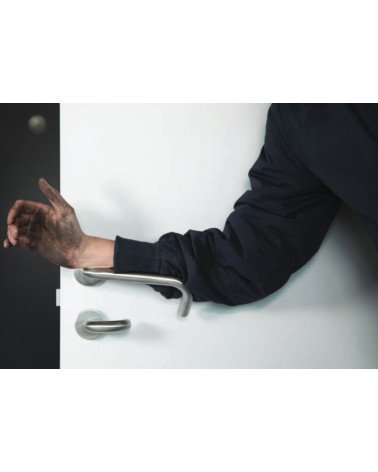 Puxadores de Porta Brancos para PMR modelo NoHand - puxador design
