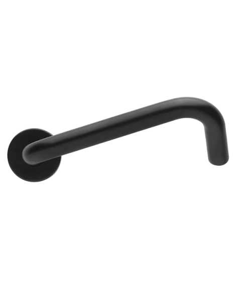 Puxadores de Porta PMR de Alta Gama em Inox Italiano cor Preto - modelo NoHand - puxador design