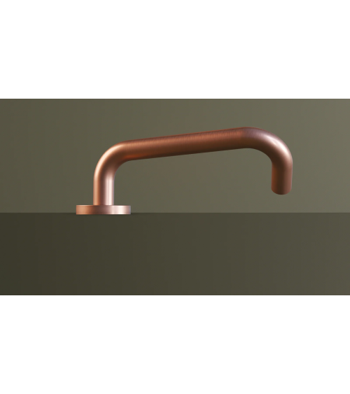 Puxadores de Porta PMR em Inox, modelo NoHand com Acabamento Cobre - Made in Italy - puxador design