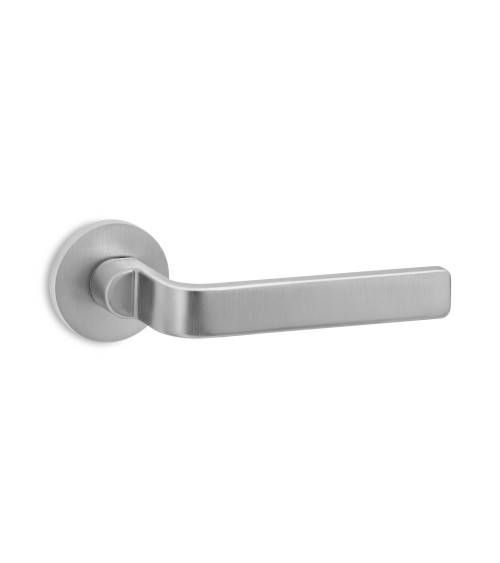 Puxador de porta cromo acetinado Ento Zai puxador design