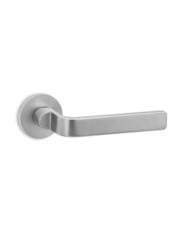 Puxador de porta cromo acetinado Ento Zai puxador design