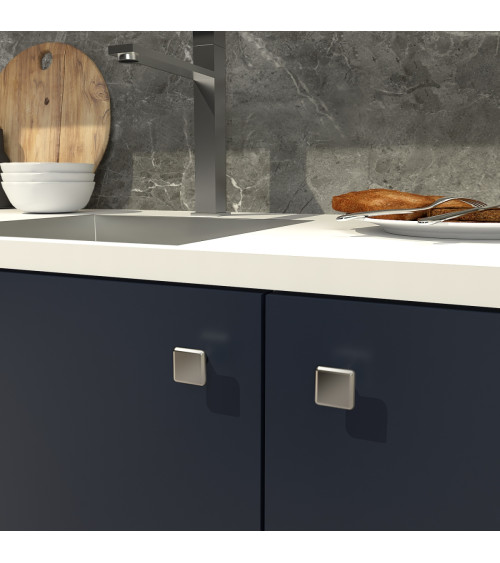 Botão de móvel cor aço inoxidável NOX puxador design
