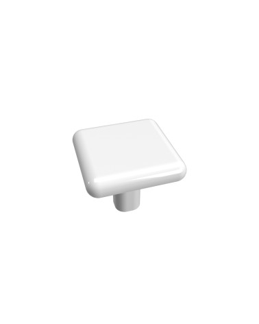 Botão de móvel branco NOX puxador design