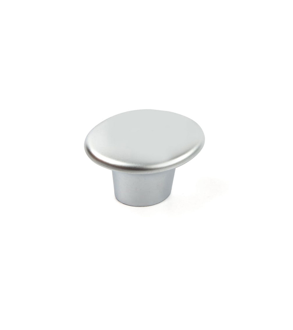 Botão de móvel cromado acetinado MILAN puxador design