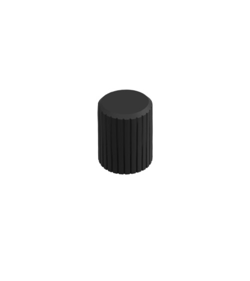 Botão de móvel preto AVANTI puxador design