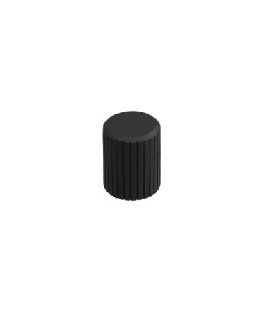 Botão de móvel preto AVANTI puxador design