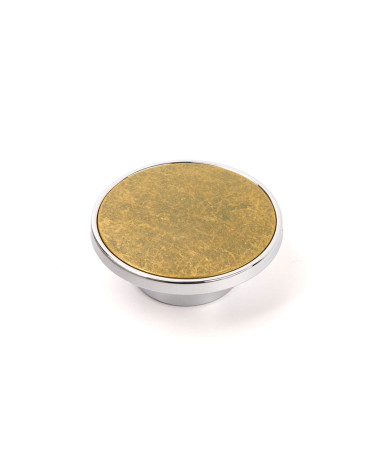 Puxador de móvel patine sobre latão/cromo brilhante ARS design