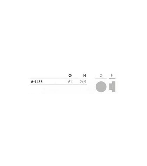 Puxador de móvel aço inoxidável/cromo brilhante ARS design