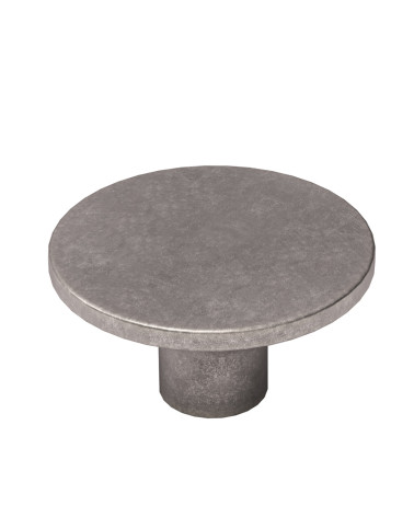 Botão de móvel prata velha ASTRO puxador design