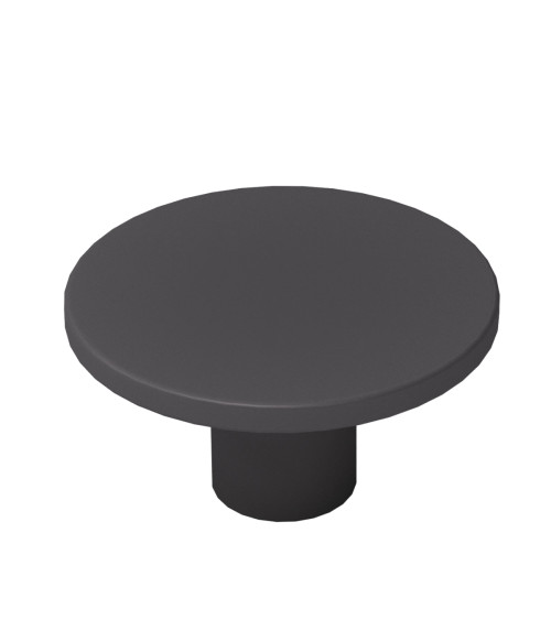 Botão de móvel preto ASTRO puxador design