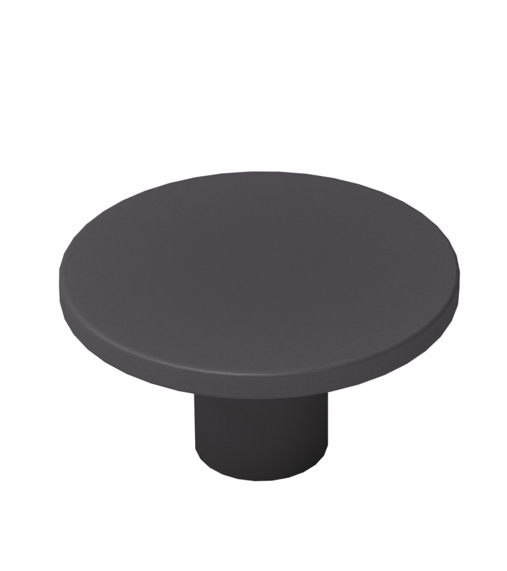 Botão de móvel preto ASTRO puxador design