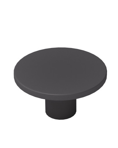 Botão de móvel preto ASTRO puxador design