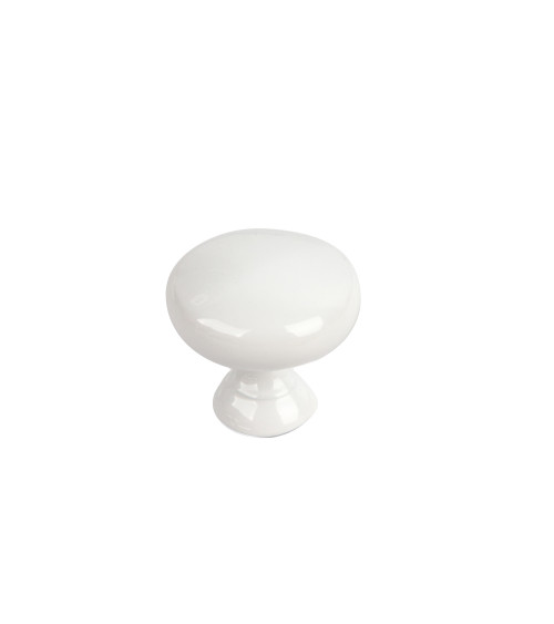 Botão de móvel branco TORONTO puxador design