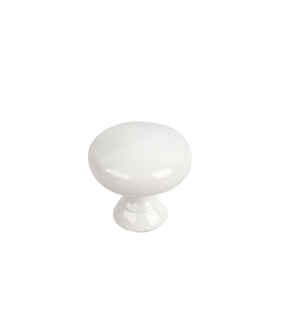 Botão de móvel branco TORONTO puxador design