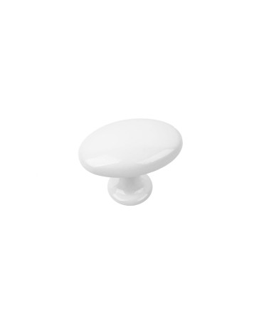 Botão de móvel branco NAPOLI puxador design