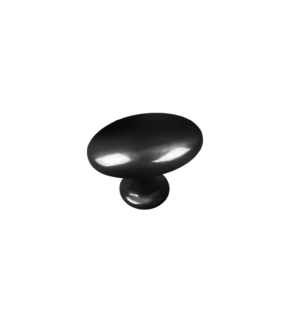 Botão de móvel preto brilhante NAPOLI puxador design