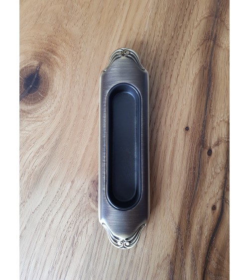 Puxador para porta de correr sóbrio MANDELLI 1028 ferragens design