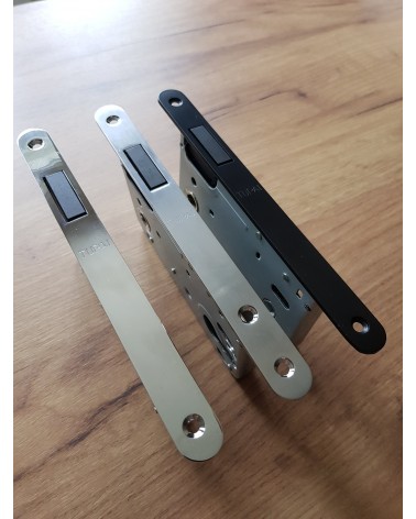 Fechadura magnética de design entraxo 90 com chave L para quarto - maçaneta de design