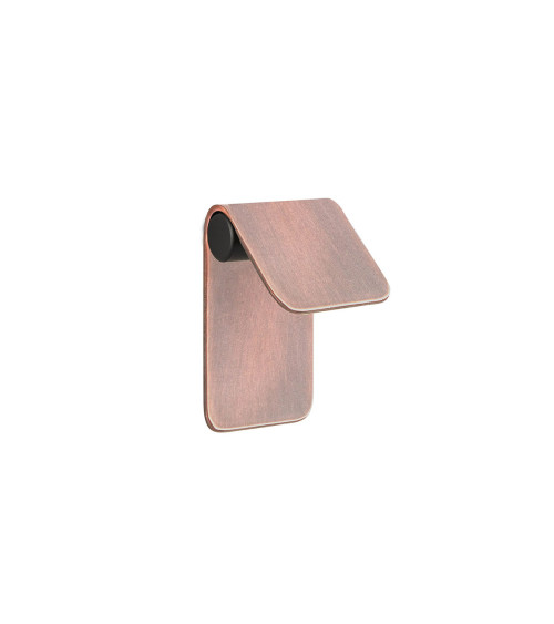 Puxador de móvel cobre envelhecido/preto mate TORN-1 puxador design