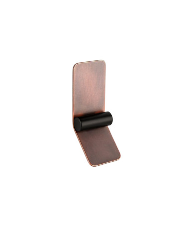 Puxador de móvel cobre envelhecido/preto mate TORN-2 puxador design