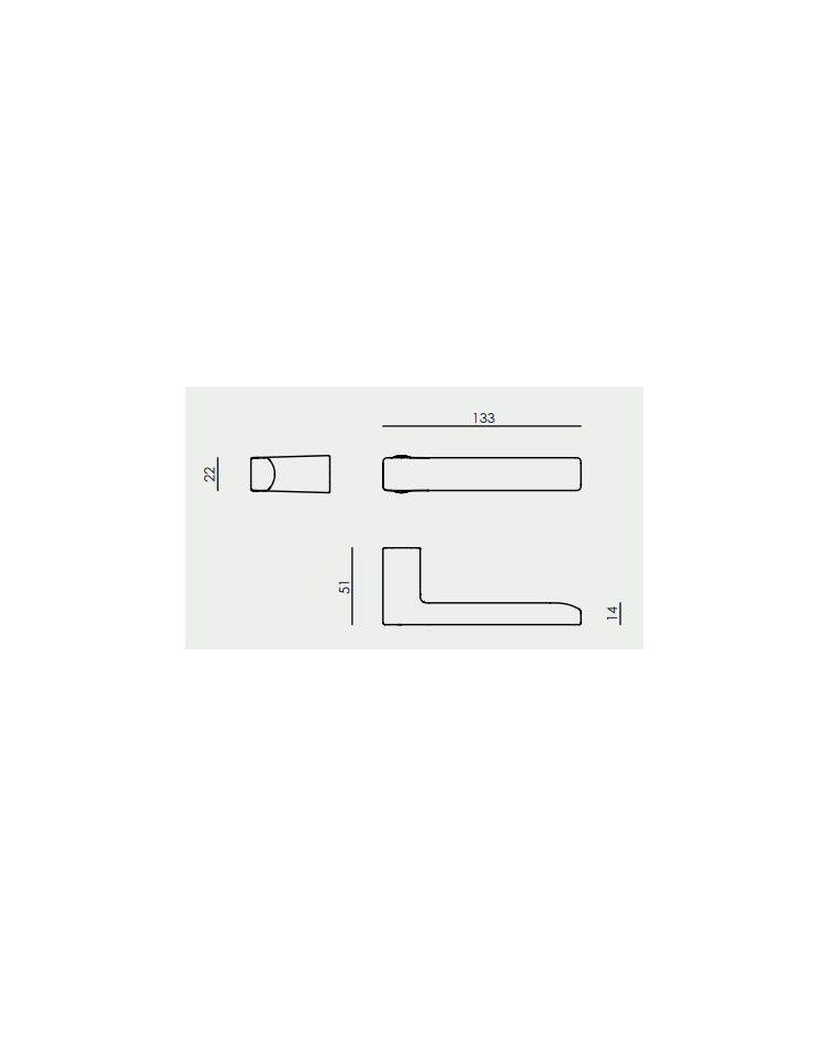 Puxador de porta VERUM Baar, minimalismo extremo - puxador design