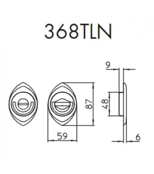 Puxador para porta de correr moderno MANDELLI 368TLN ferragens design