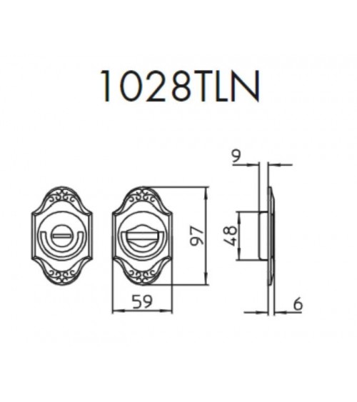 Puxador para porta de correr chique MANDELLI 1028TLN puxador design