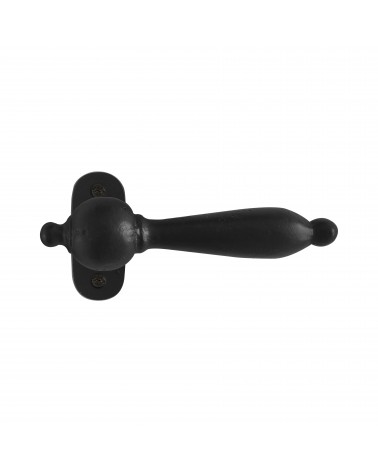 Puxador de porta preto em ferro 1212 - puxador design