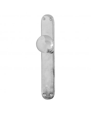 Botão de porta contemporâneo em placa de limpeza em bronze P40 - puxador design