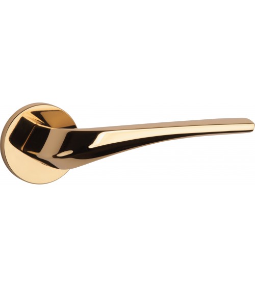 Puxador de porta dourado polido DALIA design de puxador