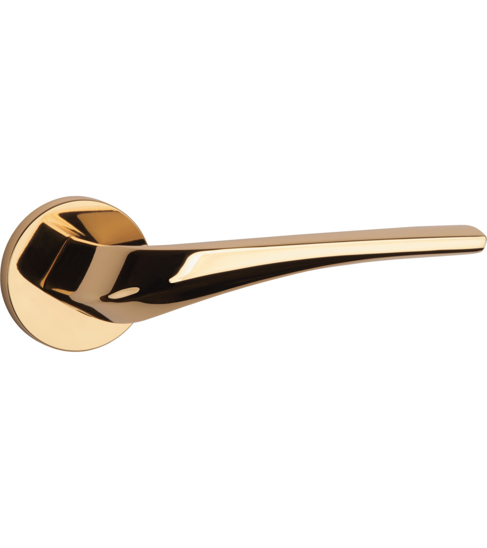 Puxador de porta dourado polido DALIA design de puxador